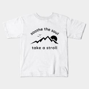 Soothe the Soul light background Kids T-Shirt